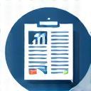 Icon representing a customized business report.